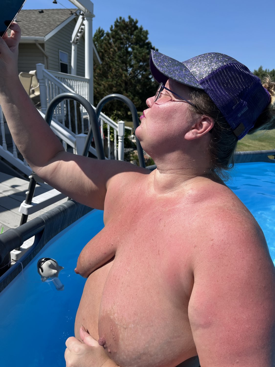 Naked fat wife in pool #EGz1duVw