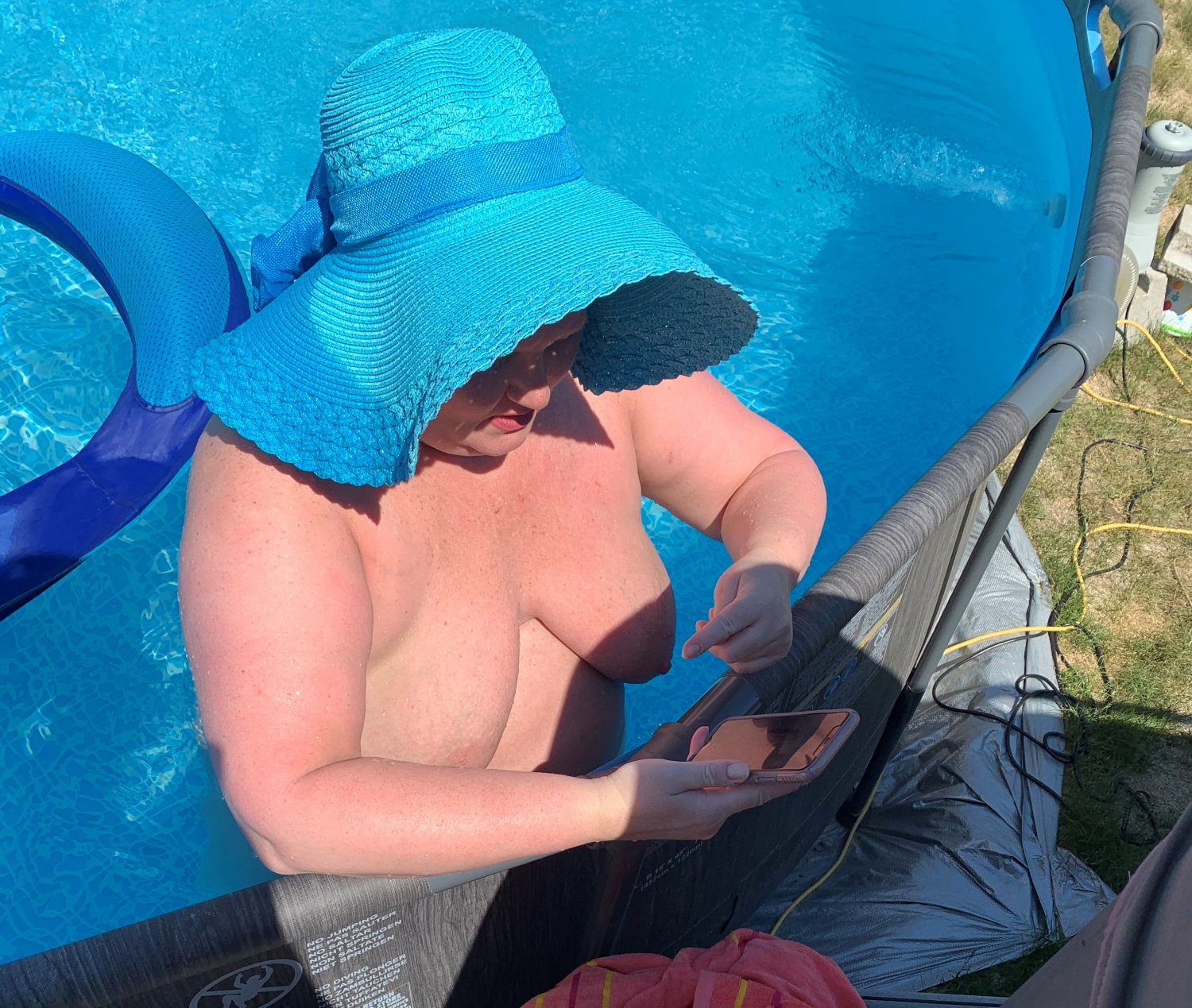 Naked fat wife in pool #qg7cikNk