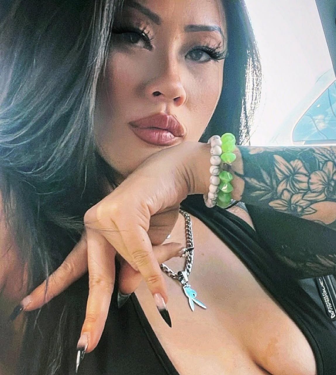 Tatted Petite Asian stoner #WLwSX87C
